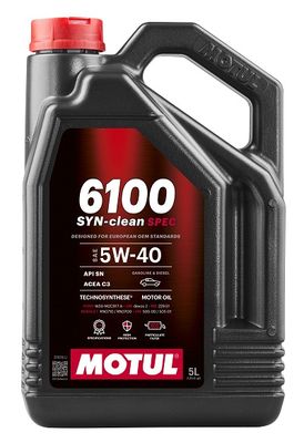 Motul 6100 SYN-clean SPEC 5W-40 5L