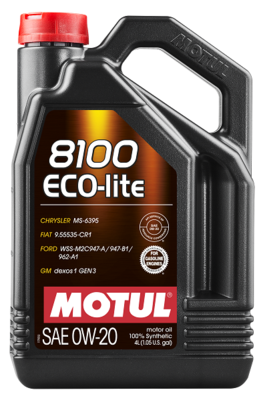 [108535Motul] Motul 8100 ECO-LITE 0W20 4L