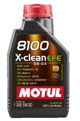 [109470Motul] Motul 8100 X-CLEAN EFE 5W30 1L