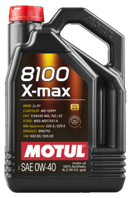 [104532Motul] Motul 8100 X-MAX 0W40 4L