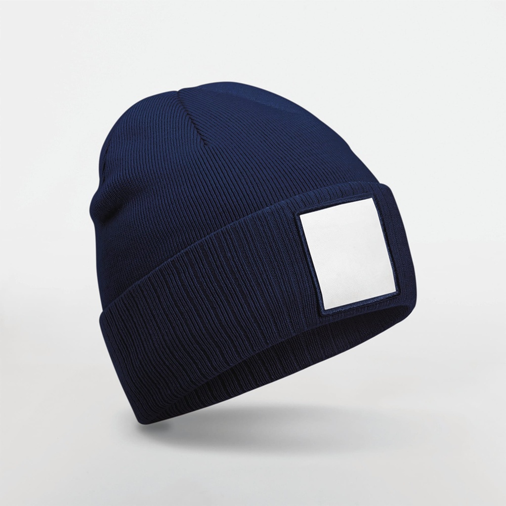 [B337R-Ash/White-OneSize] B337R - Bonnet à patch appliqué - Ash/White