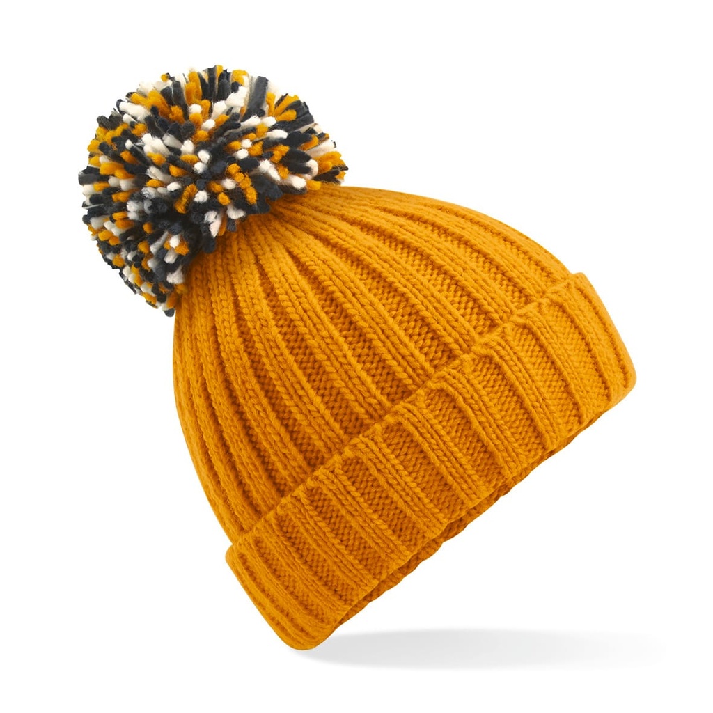 [B390-Mustard-OneSize] B390 - Bonnet Hygge - Mustard