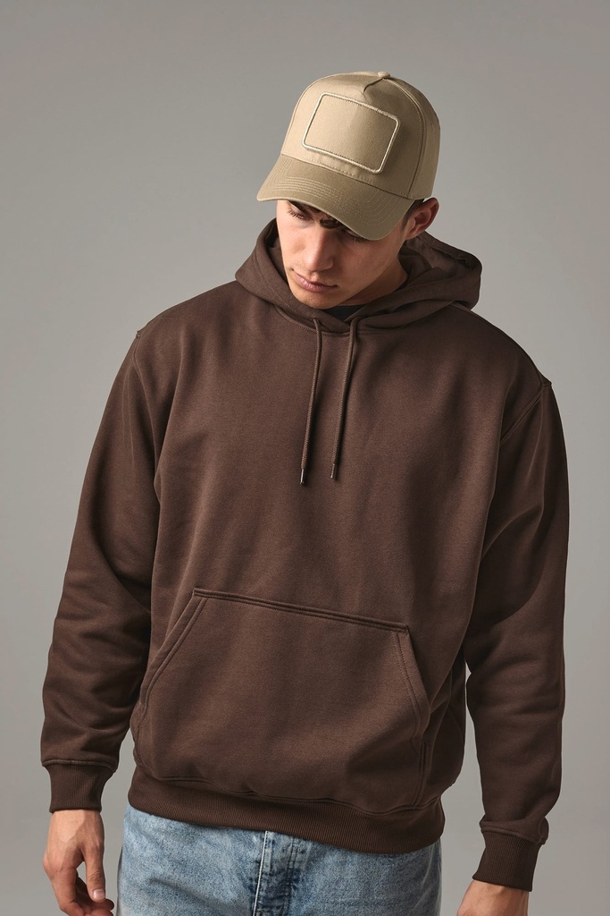 [B638-GraphiteGrey-OneSize] B638 - Casquette 5 panneaux avec patch amovible - GraphiteGrey