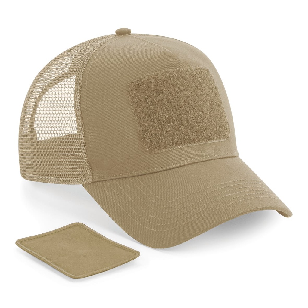 [B641-GraphiteGrey-OneSize] B641 - Casquette Filet Réglable à l'Arrière avec Patch Amovible - GraphiteGrey