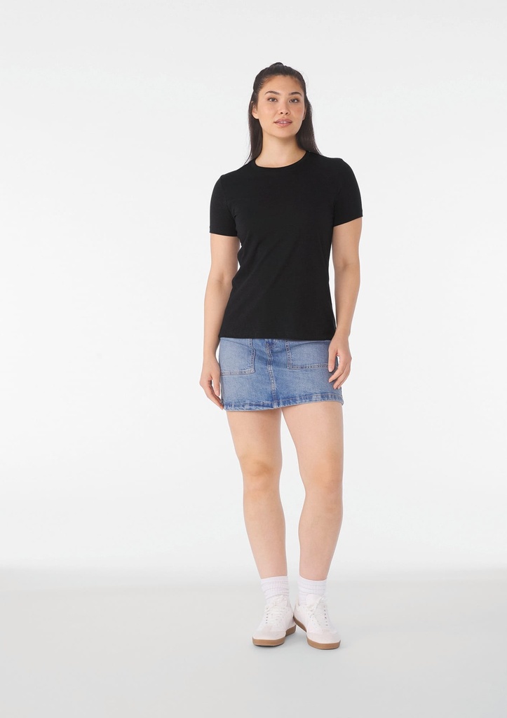 [BE6400CVC-HeatherMustard-S] BE6400CVC - T-shirt col rond femme Heather - HeatherMustard (S)