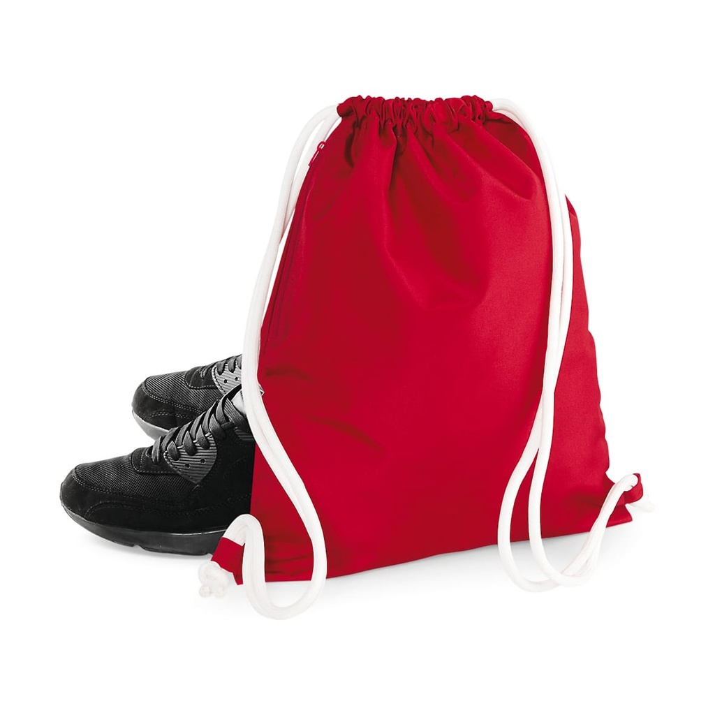 [BG110-ClassicRed-OneSize] BG110 - Sac à dos de gym à cordon - ClassicRed