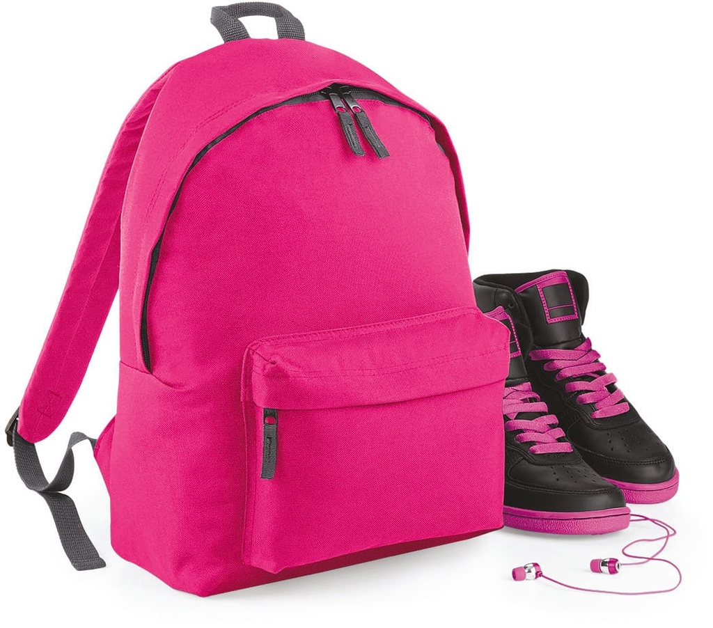 [BG125J-LimeGreen_GraphiteGrey-OneSize] BG125J - Sac à dos Fashion Enfant - LimeGreen_GraphiteGrey