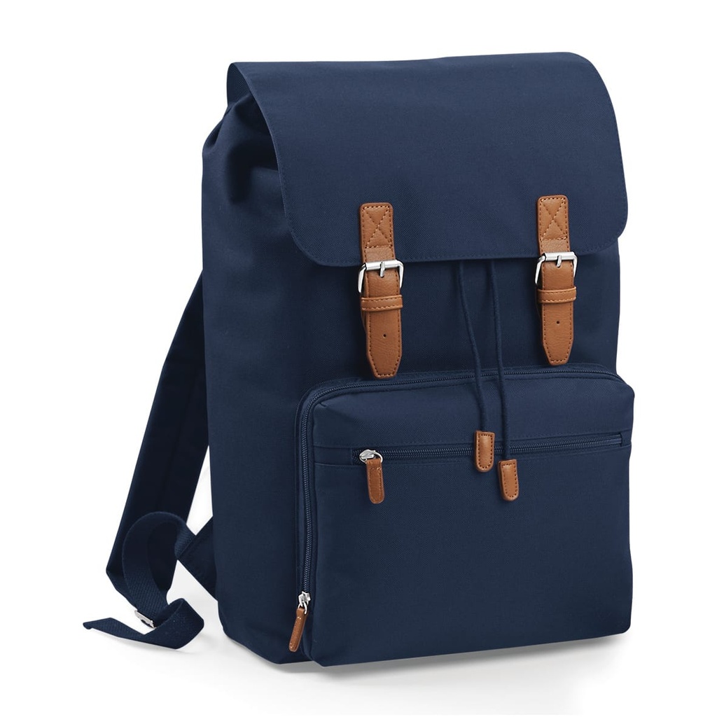 [BG613-Black-OneSize] BG613 - Sac à dos Vintage ordinateur portable - Black