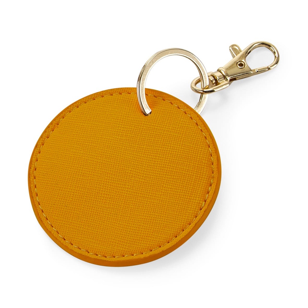 [BG745-Softgrey-OneSize] BG745 - Porte-clés rond - Softgrey