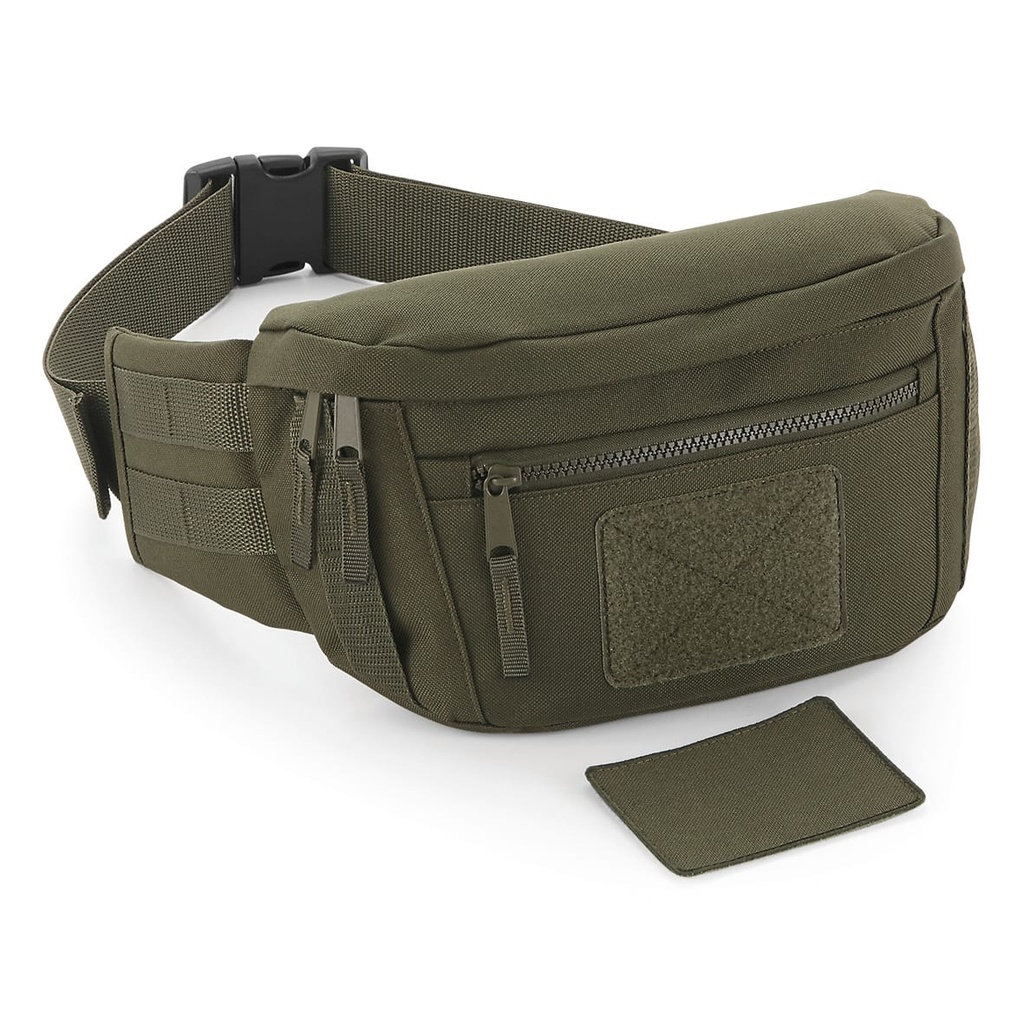 [BG842-Black-OneSize] BG842 - Sac banane militaire Molle - Black