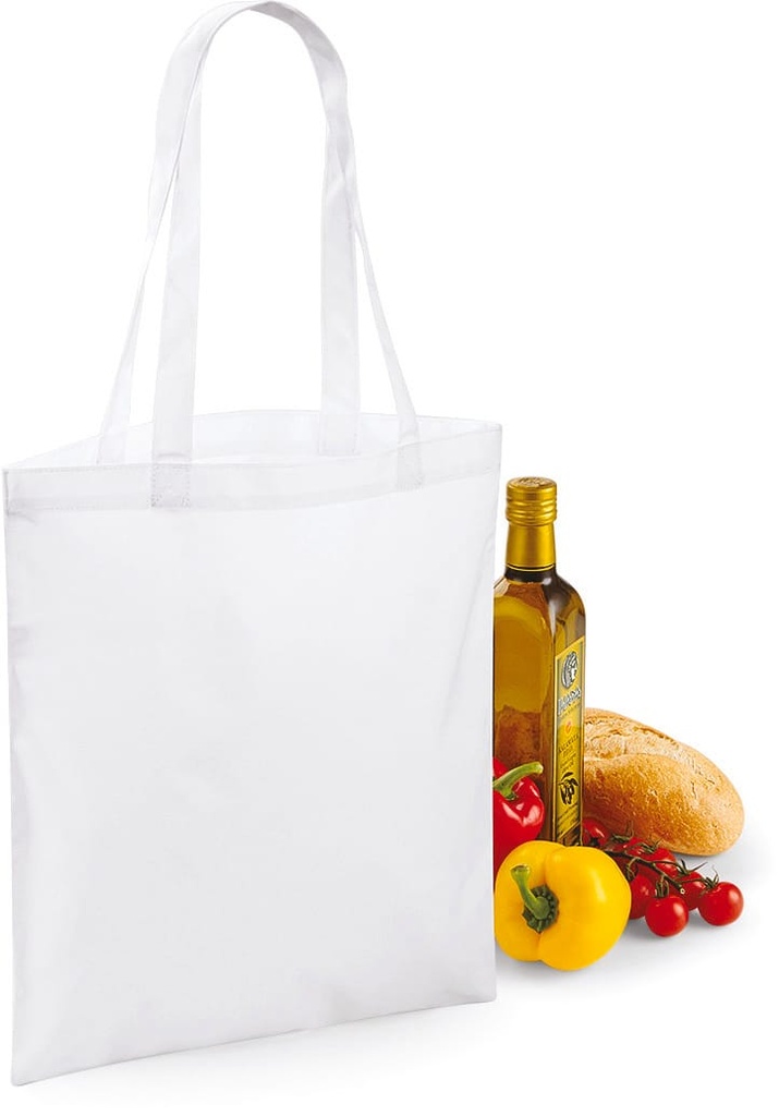 [BG901-White-OneSize] BG901 - Sac shopping pour la sublimation - White