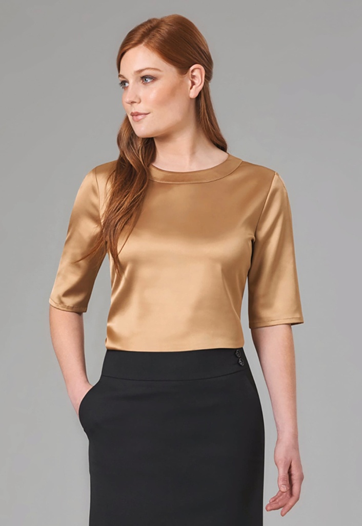 [BT2362-Gold-46EU] BT2362 - Blouse Ravenna  - Gold (46EU)