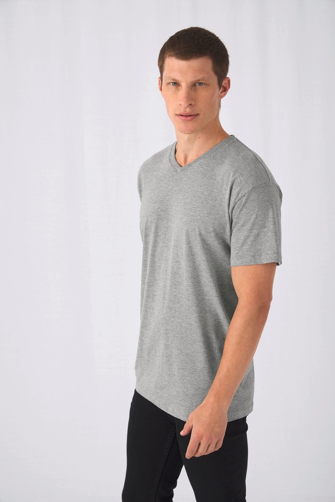 CG153 - T-shirt col V Exact150 - DarkGrey
