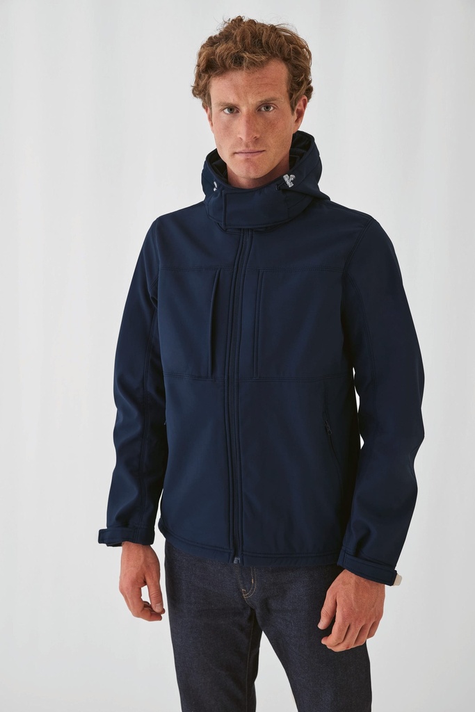 CGJM950 - Veste softshell capuche homme - Red