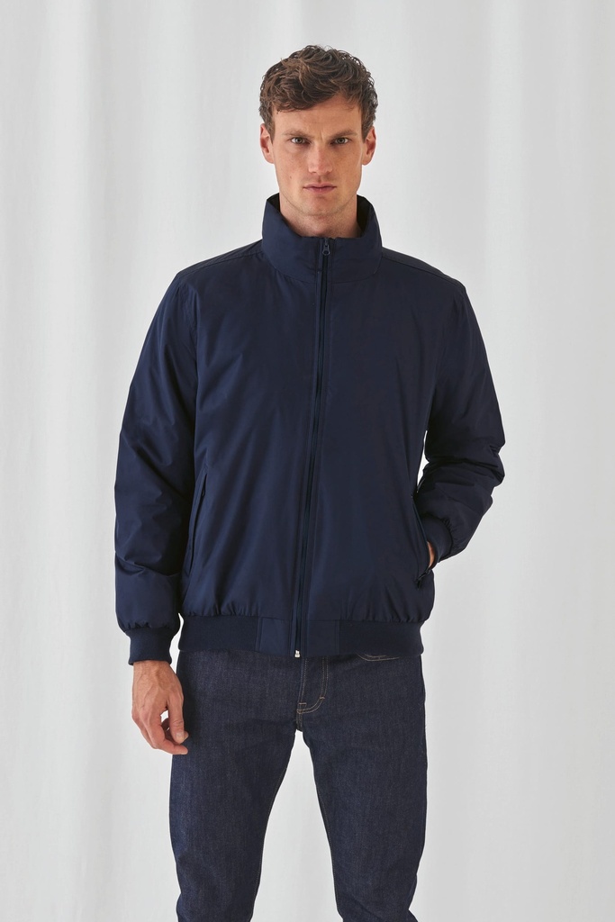 [CGJM961-DarkGrey-S] CGJM961 - Veste Homme Crew Bomber - DarkGrey (S)