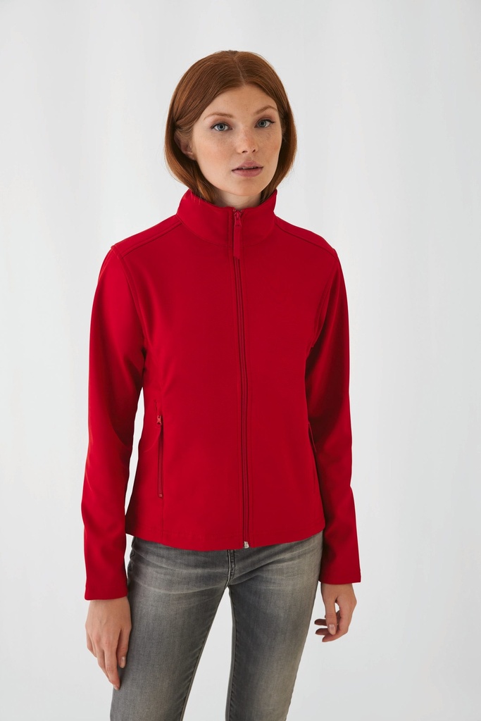 [CGJWI63-Navy_NeonGreen-XS] CGJWI63 - Veste Softshell Femme ID.701 - Navy_NeonGreen (XS)