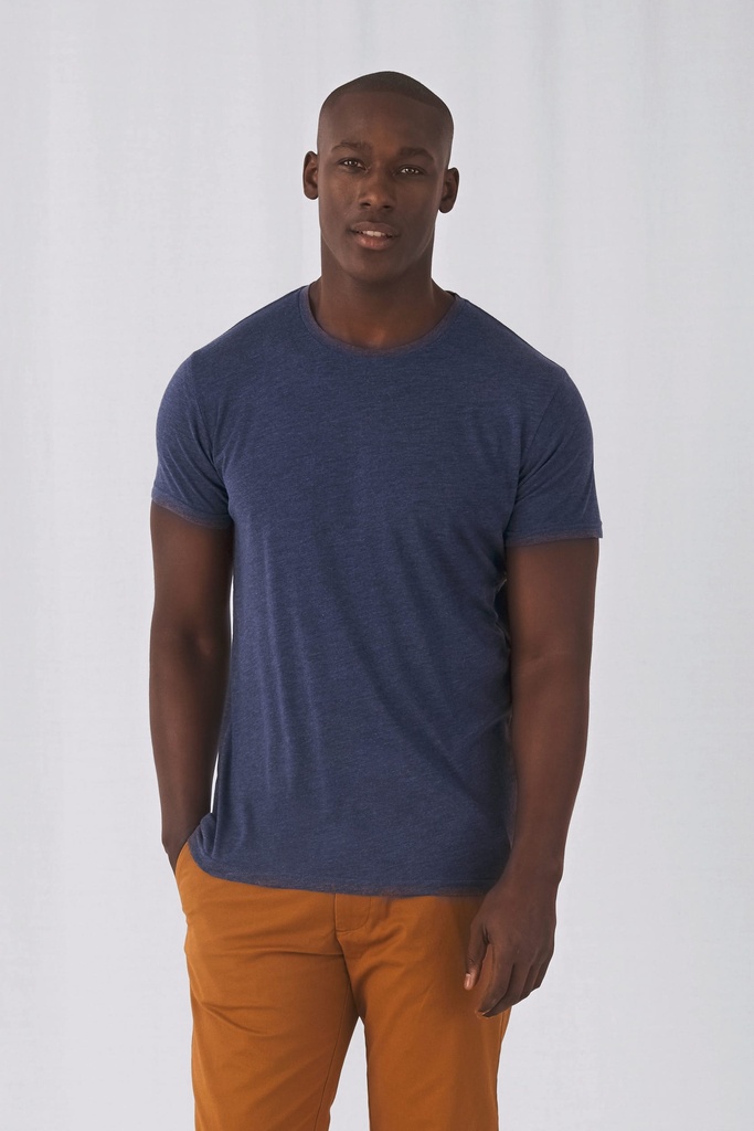 CGTM055 - T-shirt Triblend col rond Homme - HeatherLightGrey