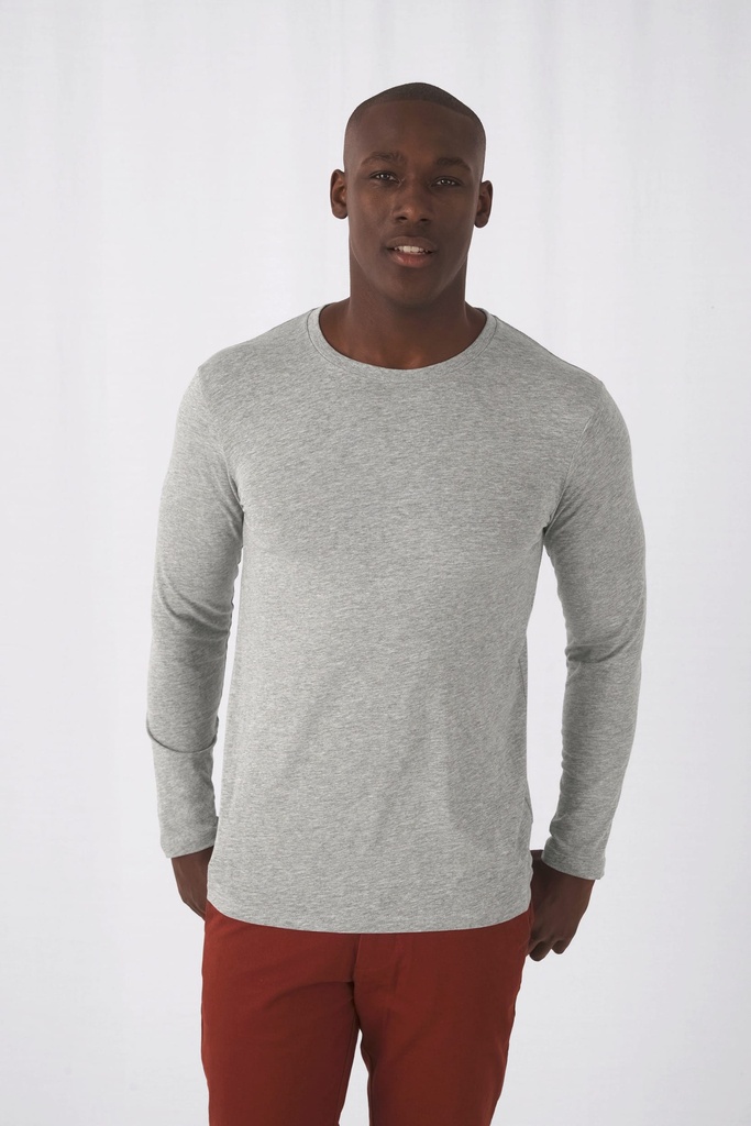 CGTM070 - T-shirt bio Inspire homme manches longues - White