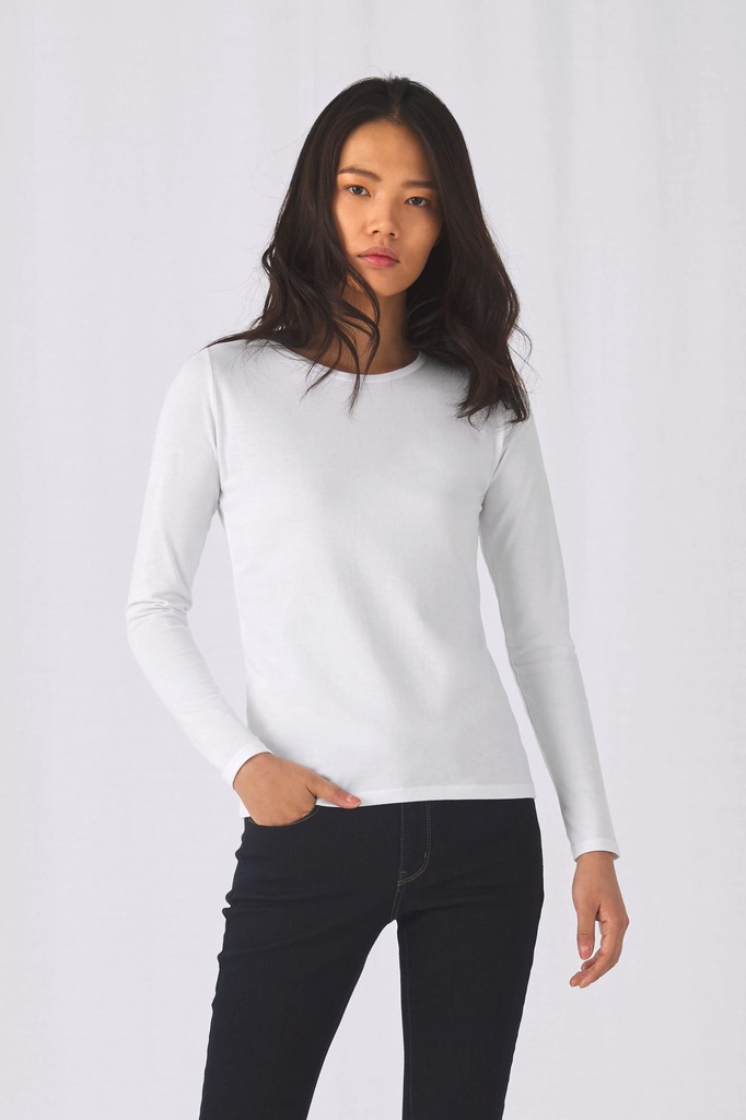 [CGTW08T-UrbanPurple-XS] CGTW08T - T-shirt manches longues femme #E190 - UrbanPurple (XS)