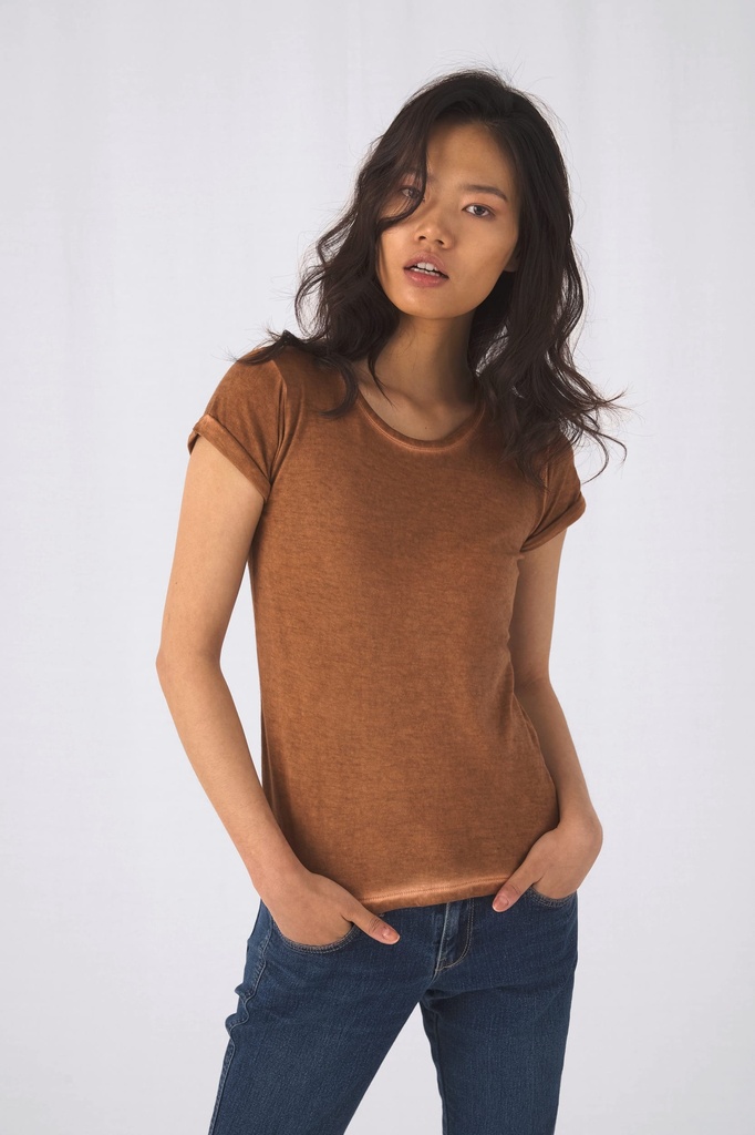 [CGTWD71-RustyClash-XS] CGTWD71 - T-shirt femme DNM Plug in - RustyClash (XS)
