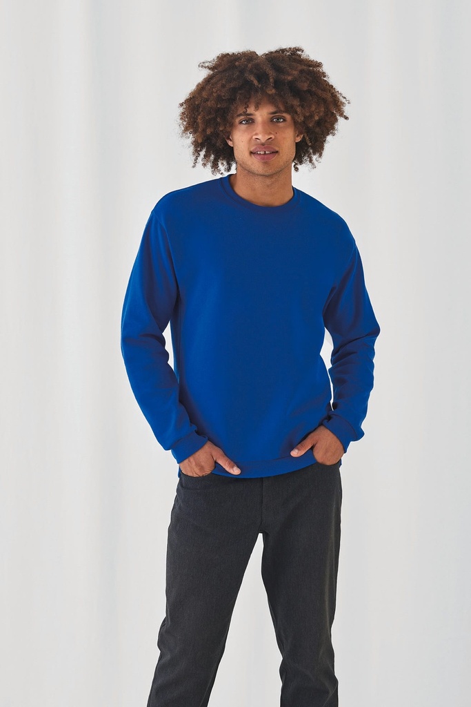[CGWUI23-White-XS] CGWUI23 - Sweatshirt col rond ID.202 - White (XS)