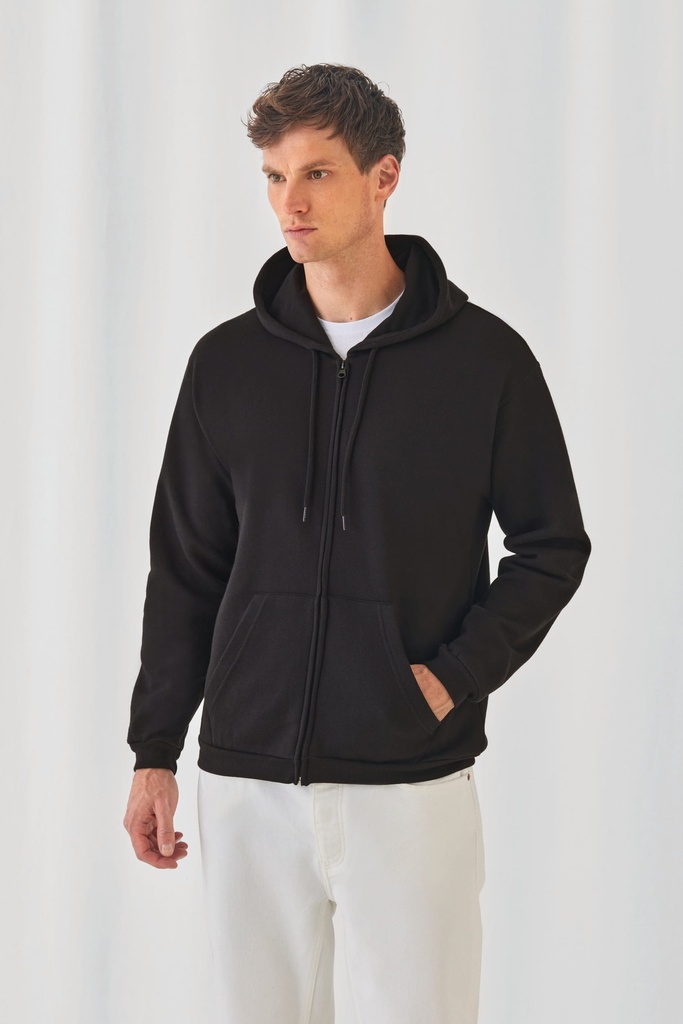 [CGWUI25-Anthracite-XS] CGWUI25 - Sweatshirt capuche zippé ID.205 - Anthracite (XS)