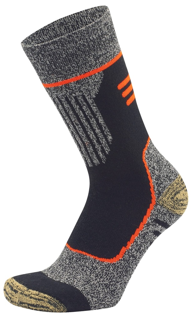 ES2005 - Lot de 2 paires de chaussettes Lady - Grey_Green_Grey_Orange
