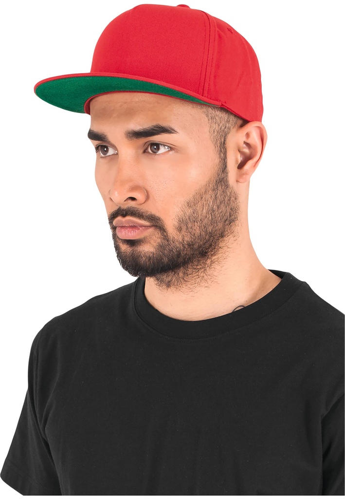 [FL6007-WHITE-OneSize] FL6007 - Casquette Classic 5 Panel Snapback - WHITE