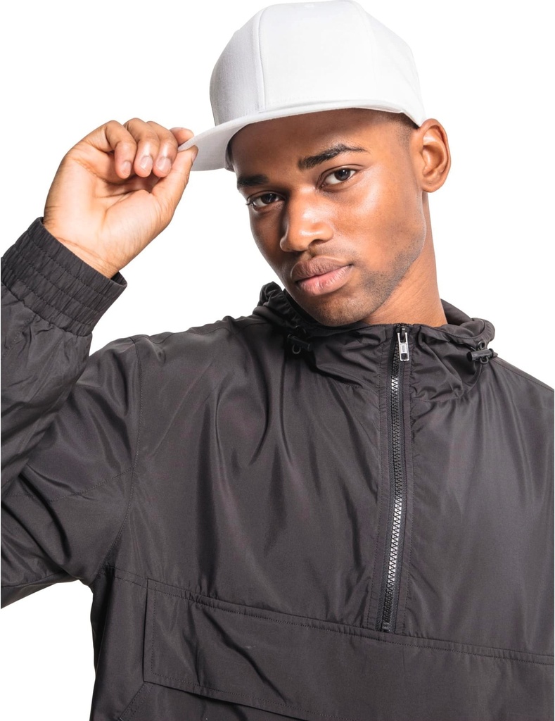 [FL6089OC-BLACK-OneSize] FL6089OC - Casquette snapback en coton organique - BLACK