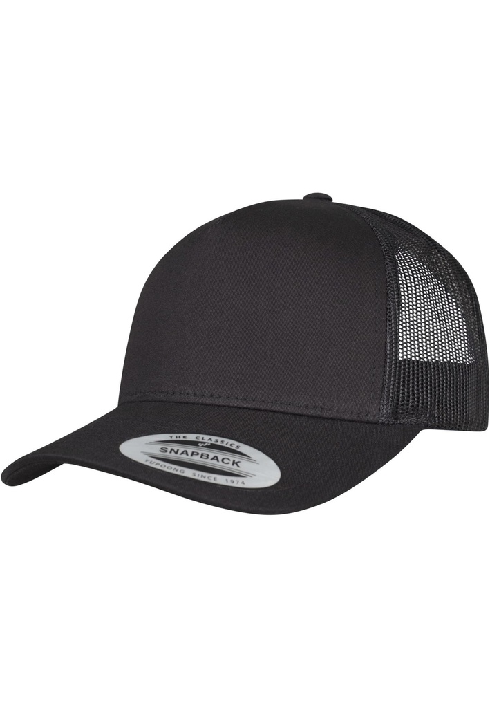 [FL6506-WHITE-OneSize] FL6506 - Casquette trucker retro - WHITE