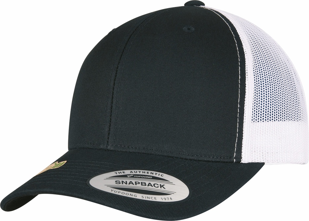 [FL6606RT-CHARCOAL_BLACK-OneSize] FL6606RT - Casquette Classic retro trucker - CHARCOAL_BLACK