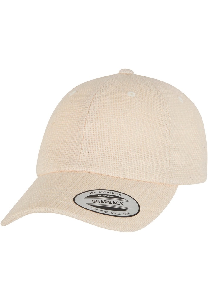 [FL9303-NATURAL-OneSize] FL9303 - Casquette Dad en jute unisexe - NATURAL