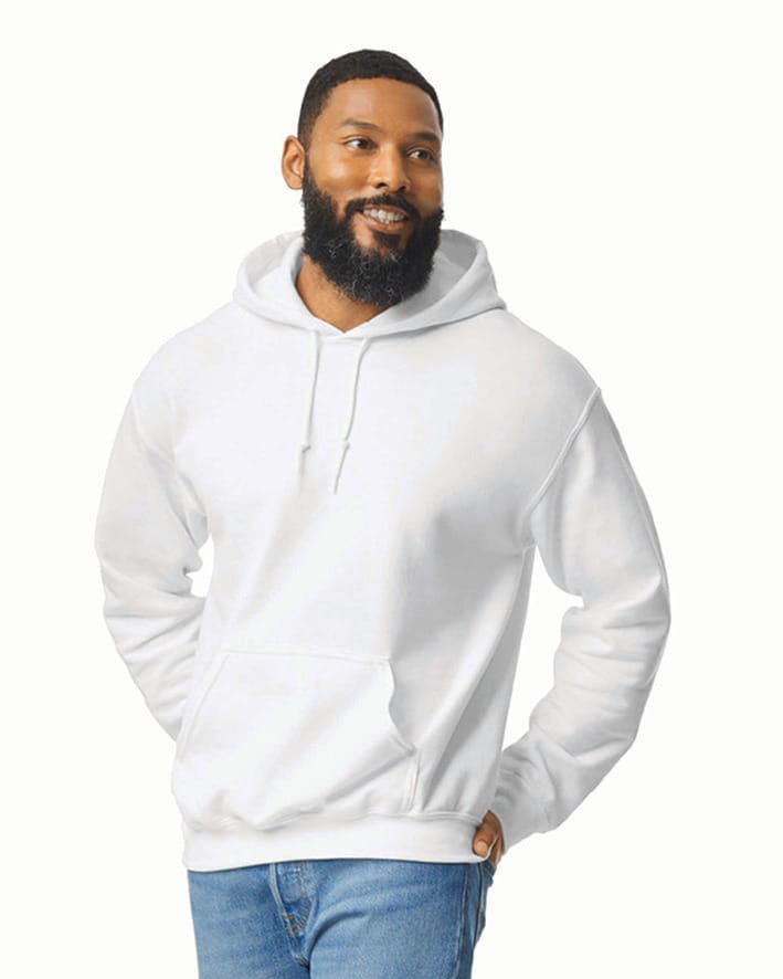 [GI18500-Red-S] GI18500 - Sweat-shirt capuche Heavy Blend - Red (S)