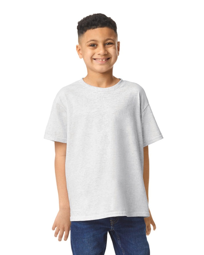 [GI5000B-Maroon-XS] GI5000B - T-shirt enfant Heavy - Maroon (XS)