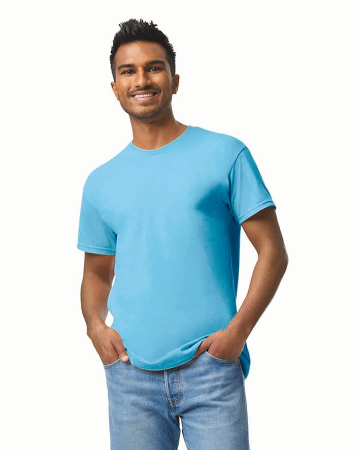 [GI5000-LightBlue-S] GI5000 - T-shirt homme Heavy Cotton - LightBlue (S)