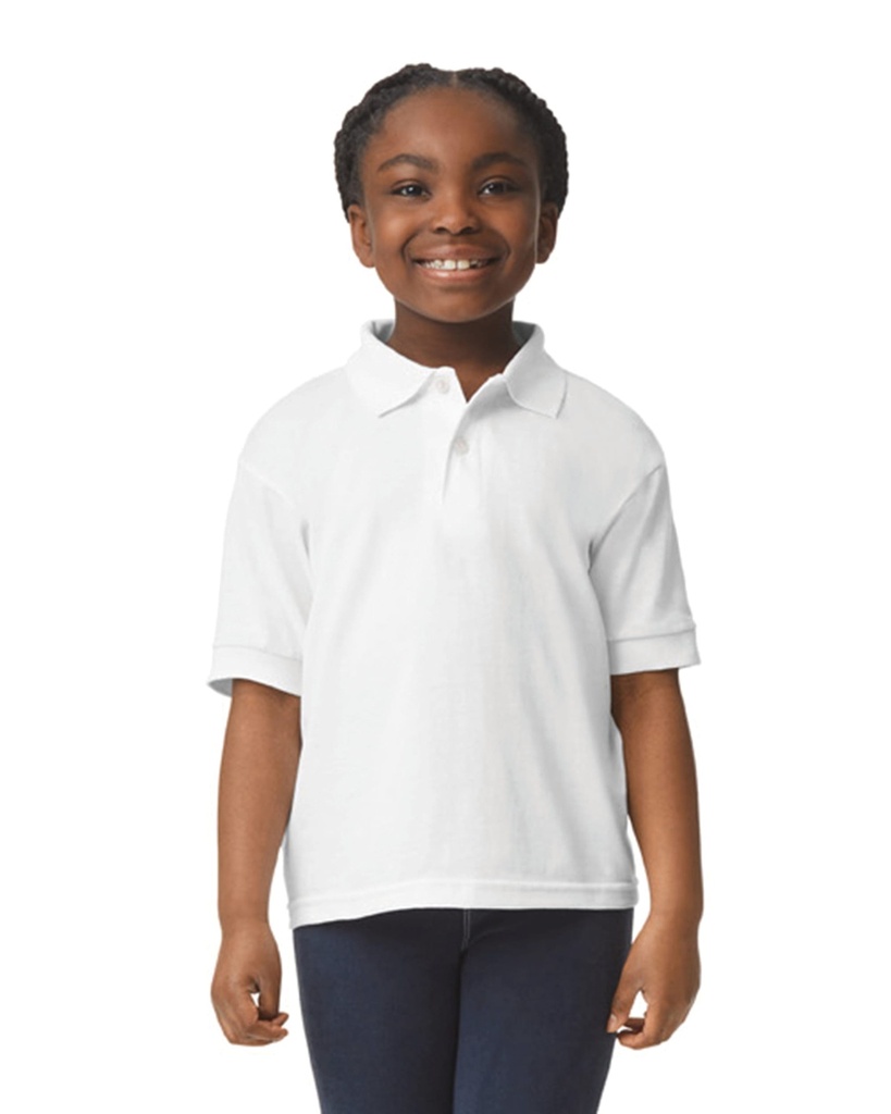 [GI8800B-SportGrey-S] GI8800B - Polo jersey Dryblend® enfant - SportGrey (S)