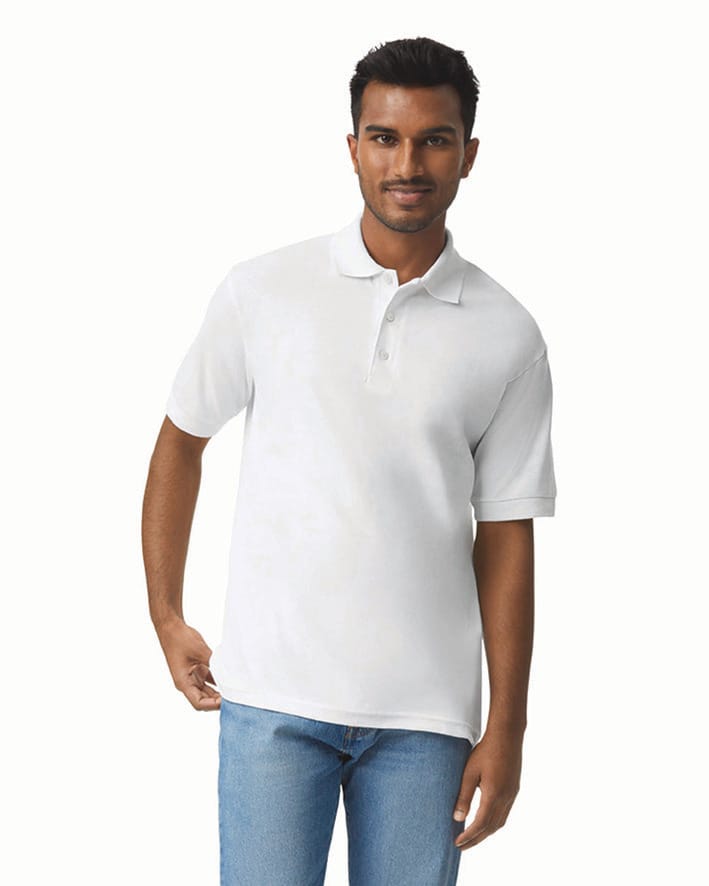 [GI8800-White-S] GI8800 - Polo jersey Dryblend® - White (S)
