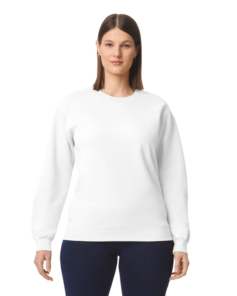 [GISF000-DarkHeather-S] GISF000 - Sweat-shirt col rond Midweight Softstyle - DarkHeather (S)