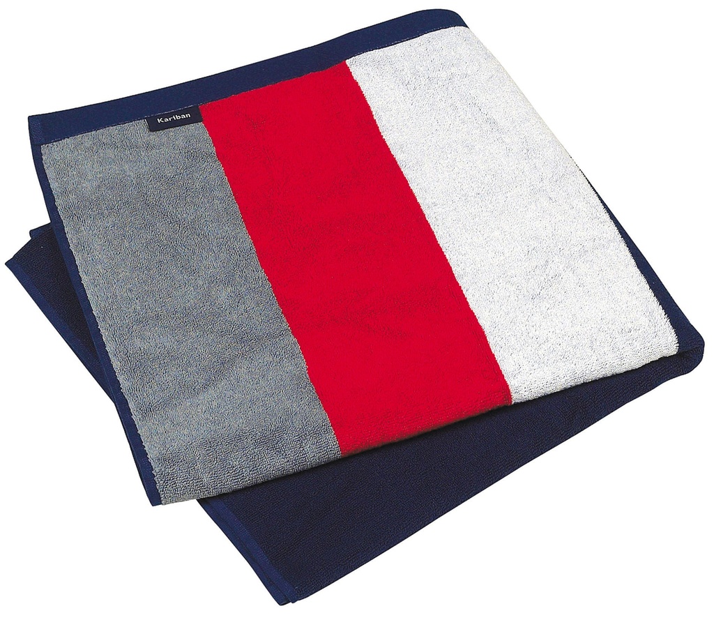 [K121-Black/Orange/White/Chocolate-OneSize] K121 - Drap de plage rayé - Black/Orange/White/Chocolate