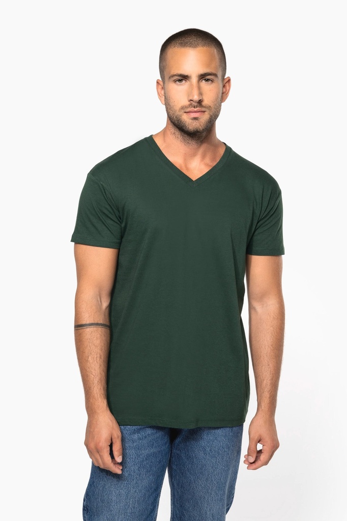 [K3028IC-TropicalBlue-S] K3028IC - T-shirt Bio150 IC col V homme - TropicalBlue (S)