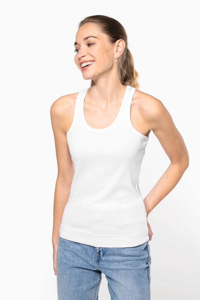 [K311-Khaki-XS] K311 - Angelina > débardeur femme - Khaki (XS)
