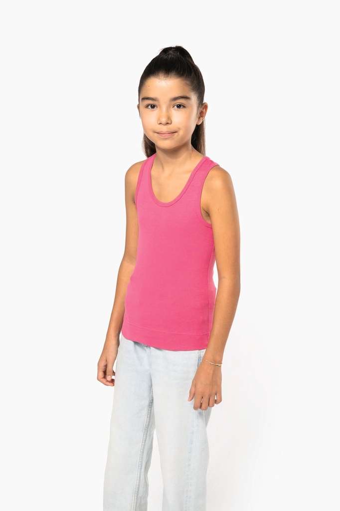 [K362-DeepTurquoise-12/14ans] K362 - Débardeur fille - DeepTurquoise (12/14 ANS)