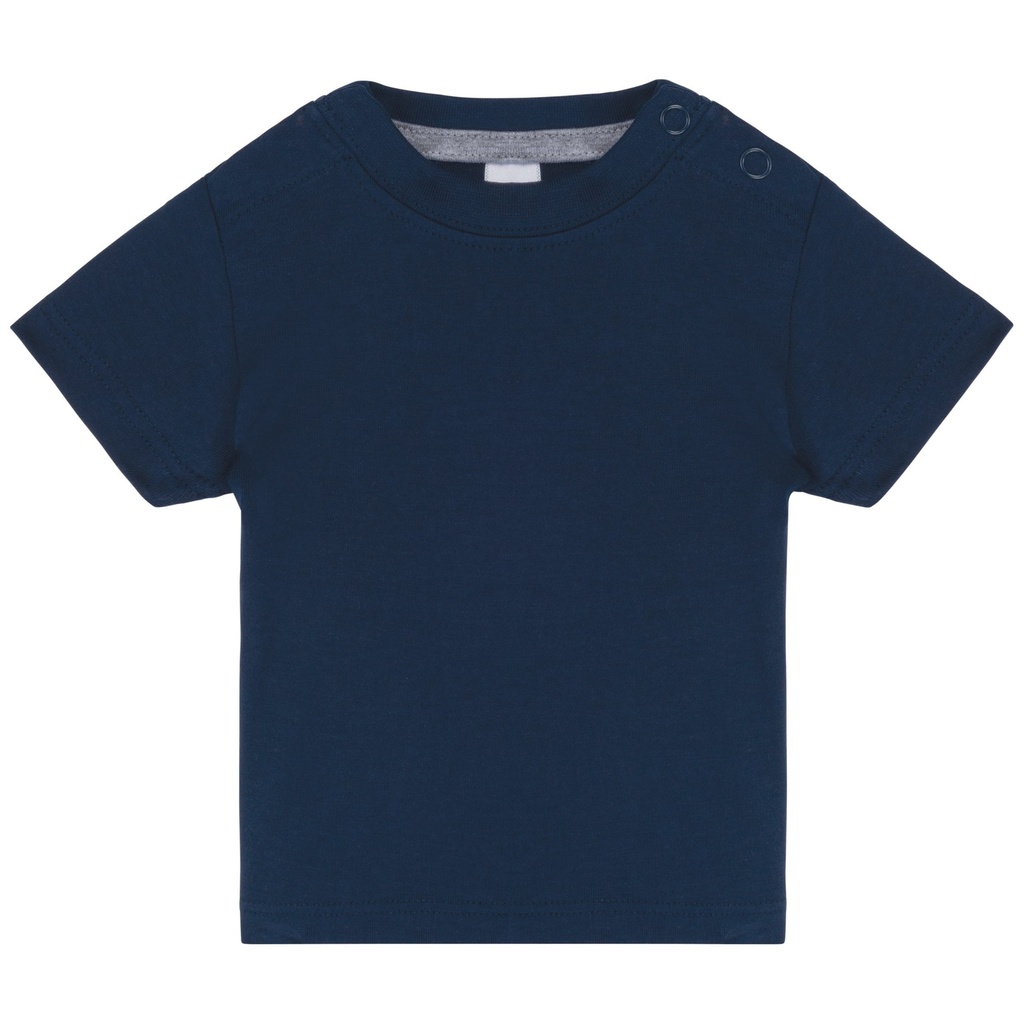 [K363-Navy-3M] K363 - T-shirt manches courtes bébé - Navy (3m)
