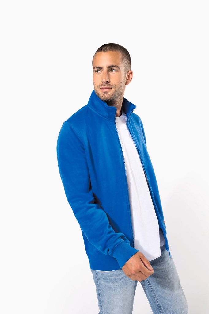 [K4010-DarkGrey-S] K4010 - Veste molleton gratté homme - DarkGrey (S)