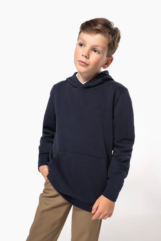 [K4039-Red-12/14ans] K4039 - Sweat-shirt à capuche enfant - Red (12/14 ANS)