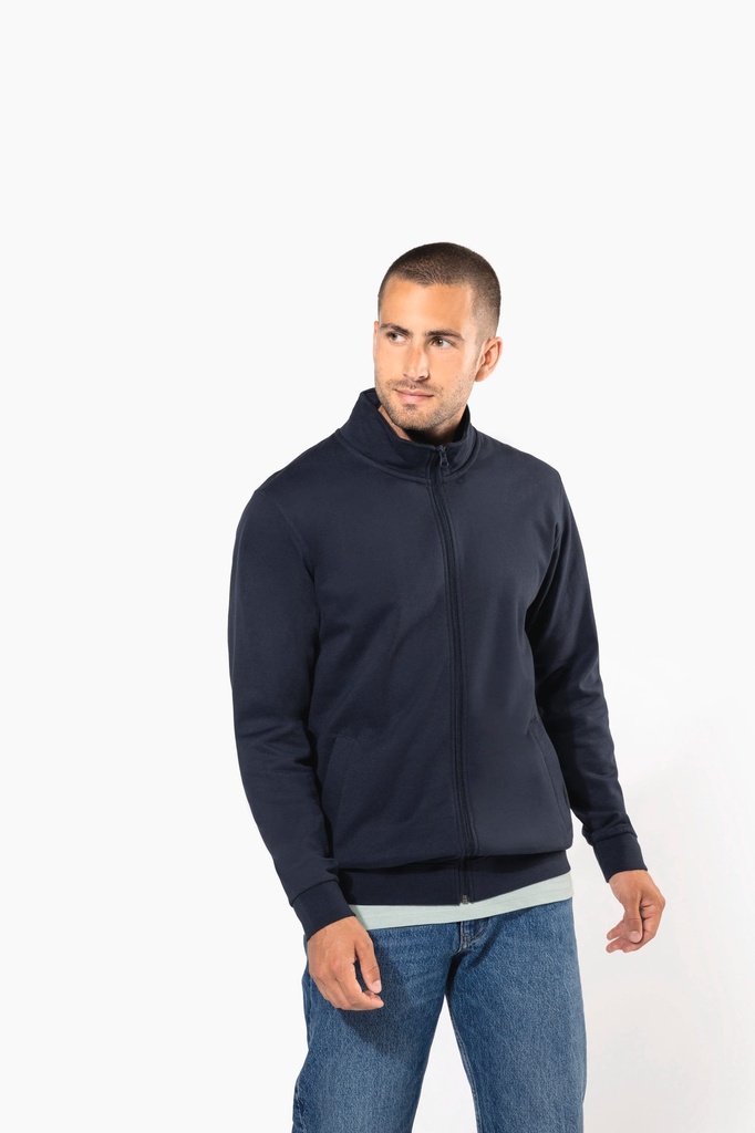 [K472-Red-XS] K472 - Veste molleton zippée homme - Red (XS)