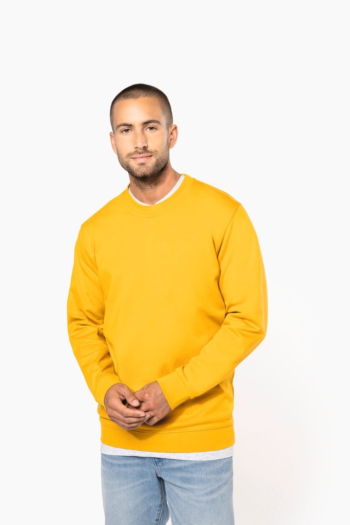 [K474-CherryRed-XS] K474 - Sweat-shirt col rond unisexe - CherryRed (XS)