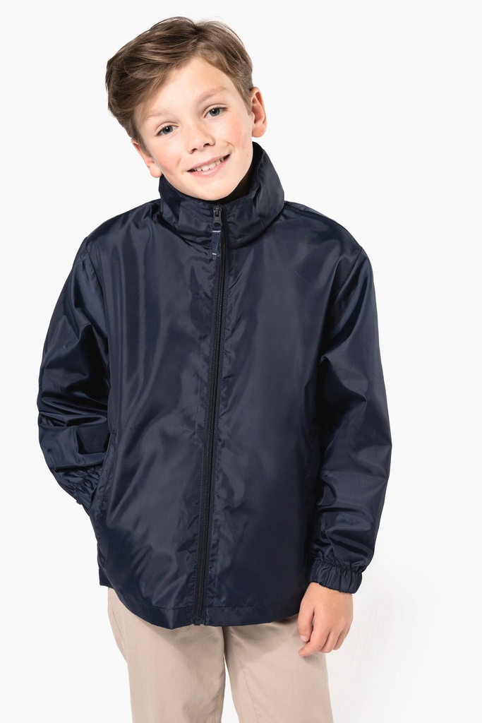 [K6102-White-12/14ans] K6102 - Coupe-vent non doublé enfant - White (12/14 ANS)