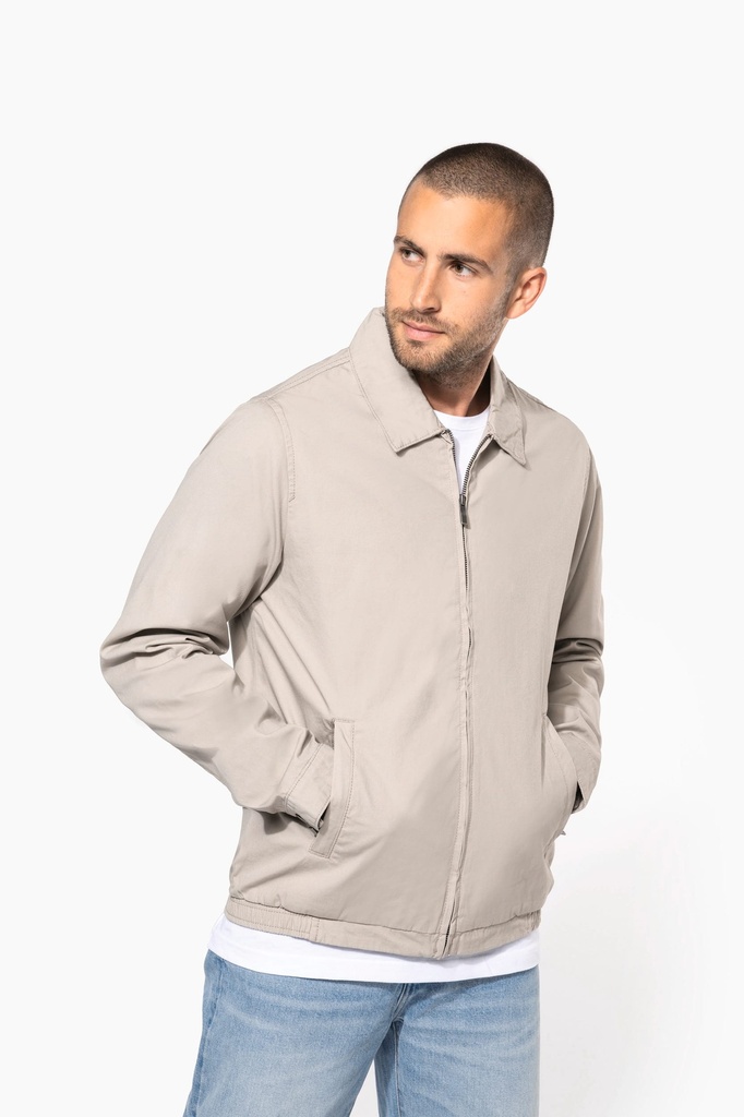 [K623-Beige-S] K623 - Blouson Harrington - Beige (S)