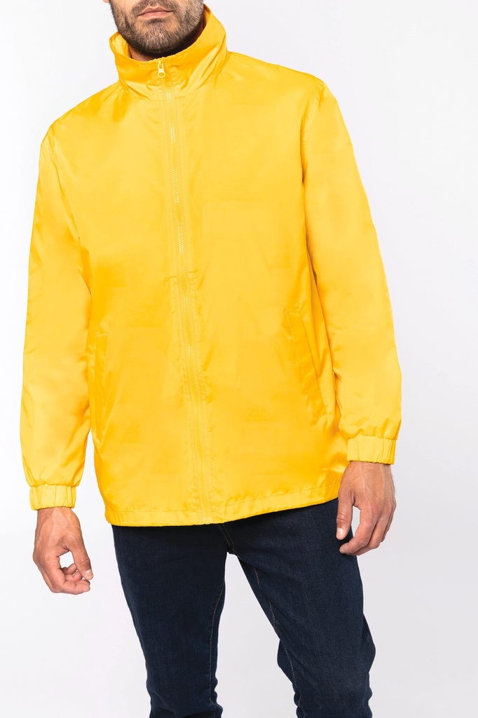 [K687-Orange-S] K687 - Coupe-vent doublé homme - Orange (S)